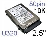 IBM 2.5" 73,4GB - 10K 80pin. U320