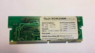 HP Flash ROM DIMM 1MB - EuroForm DIMM 75