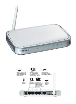 Netgear WGR614 v6 - 54Mbps Wifi router